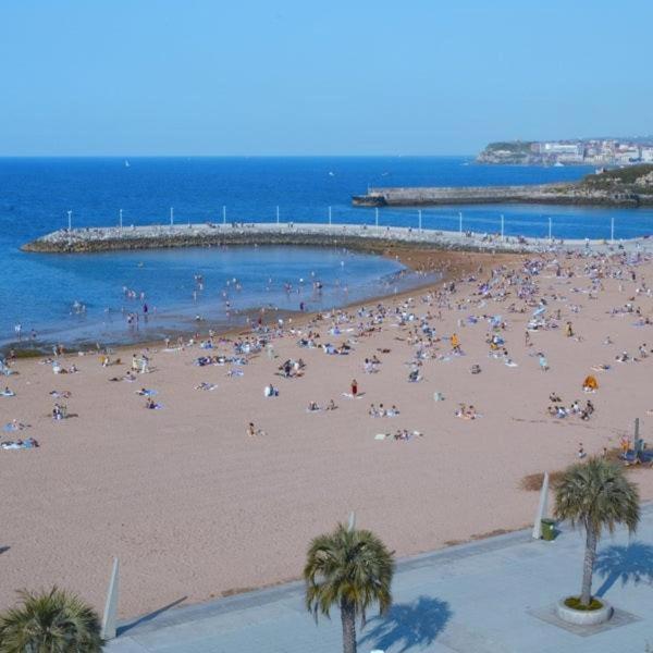 Apartamento Arbeyal Playa Gijón Eksteriør billede